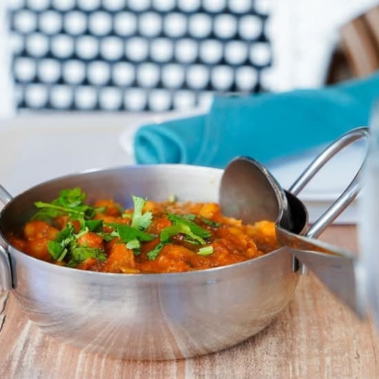Kadahi Chole.